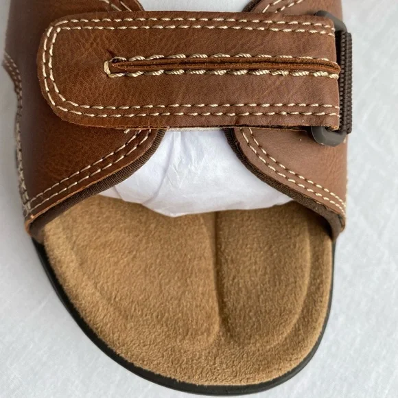 Dockers Men’s NewPage Casual 2 Strap Sandals Sz 11 in Rust - Picture 4 of 16